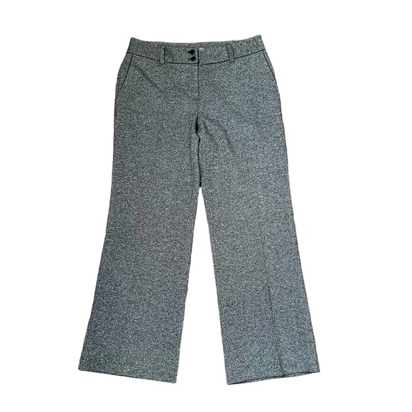 Ann Taylor Margo Pants Size 8 Gray Womens Wool Silk Blend Lined Stretch 32X28 - Picture 1 of 6